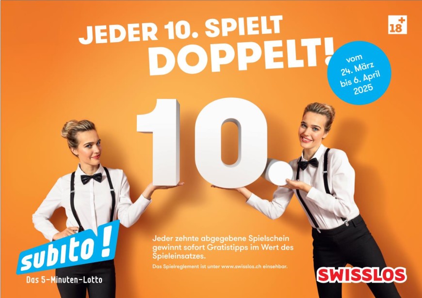 Jeder 10. spielt doppelt 1/2025